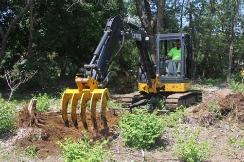 how to make a rake for a mini excavator|brush rake for mini excavator.